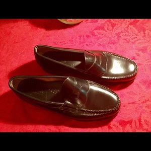 Men's black leather penny loafers size 11.5M